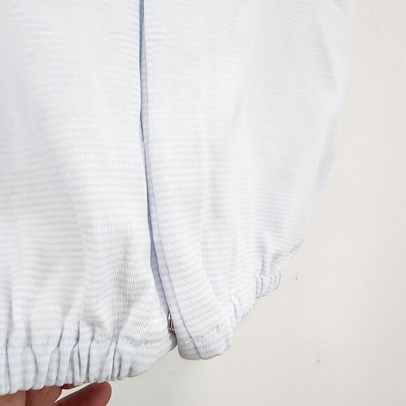 Kissy Kissy Pima Cotton Stripes Embroidered Puppy Converter Gown - Picture 9 of 9